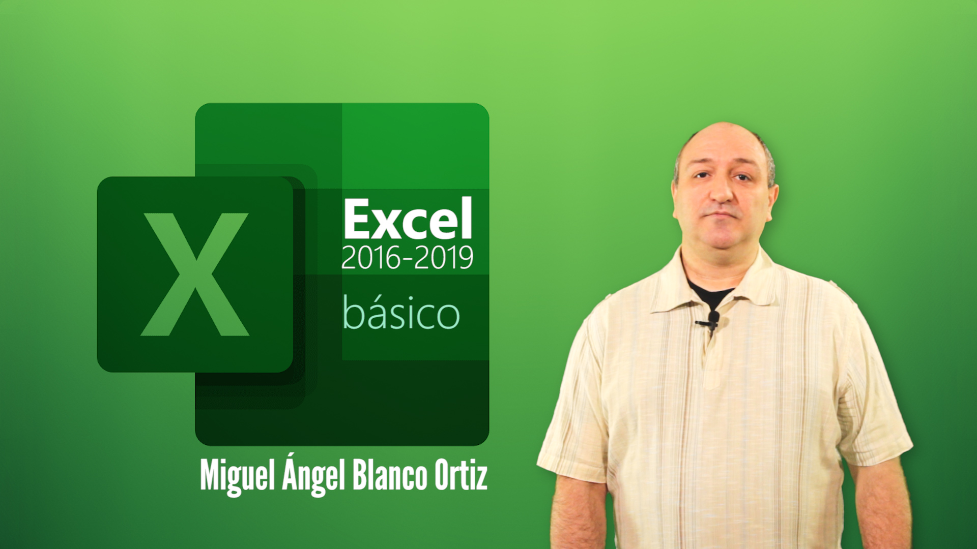 Curso de Excel 2016/2019 b&aacute;sico