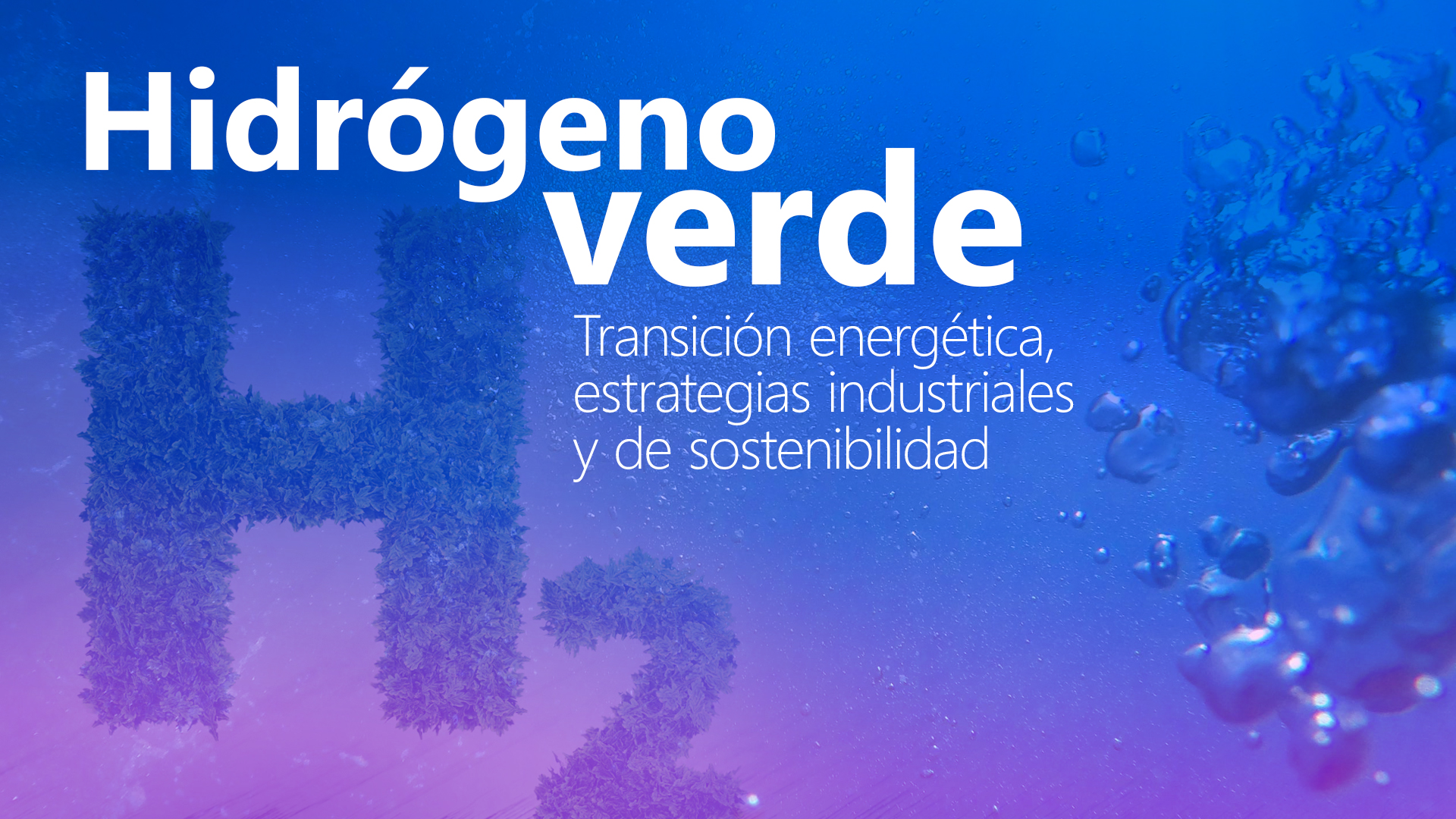 Curso de Hidr&oacute;geno verde: transici&oacute;n energ&eacute;tica