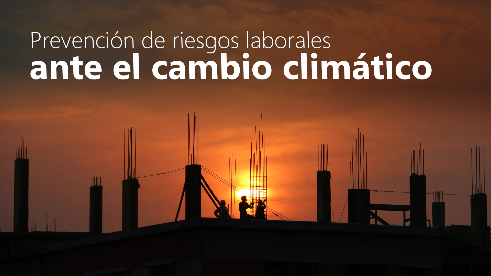 Curso de PRL ante el cambio clim&aacute;tico